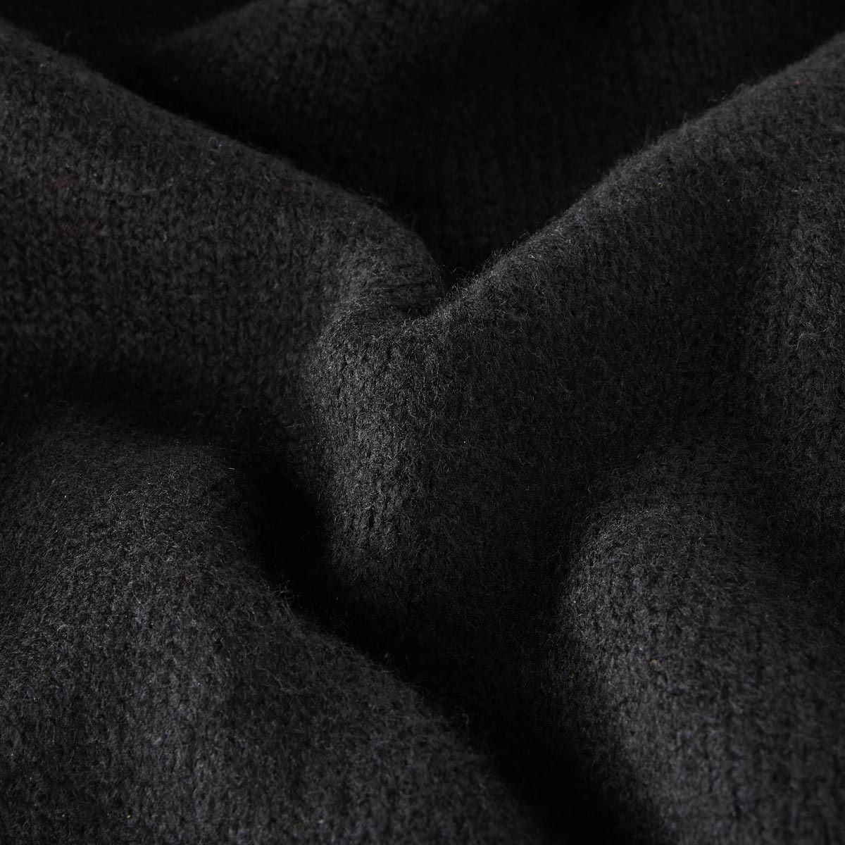 Jack&Jones Pullover aus Materialmix schwarz