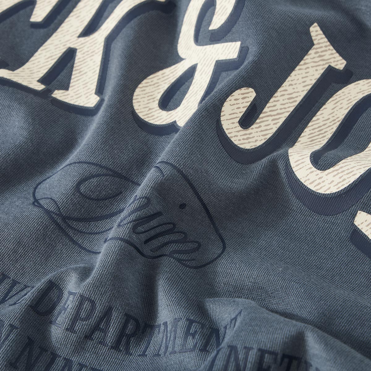 Jack&Jones T-Shirt mit Label-Print grau