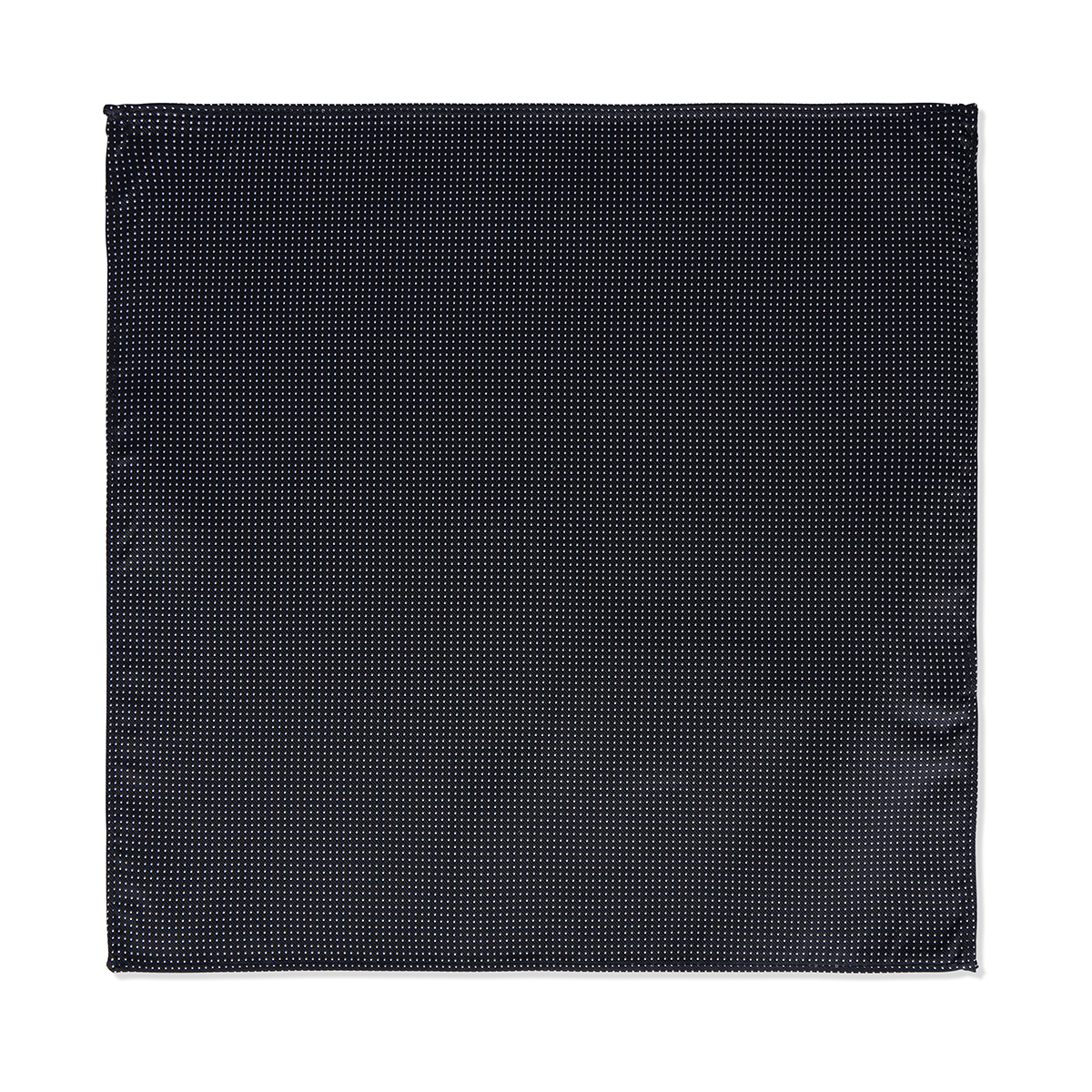 Seidenfalter Einstecktuch aus Seide, gepunktet schwarz
