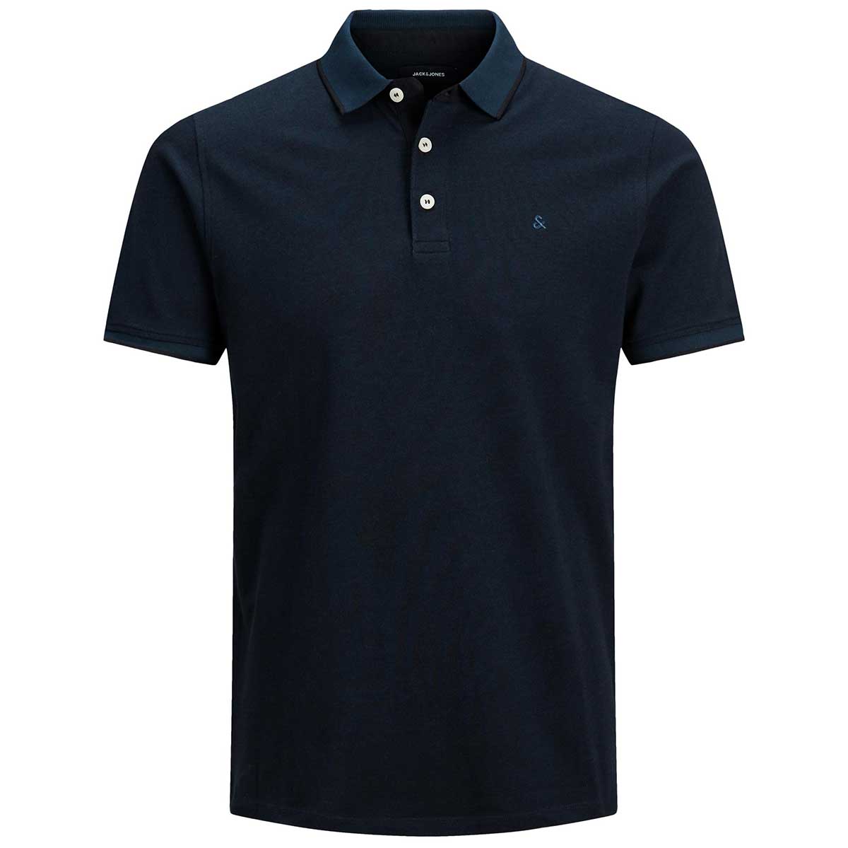Jack&Jones Poloshirt aus Biobaumwolle Farbe marine Größe: 3XL günstig online kaufen