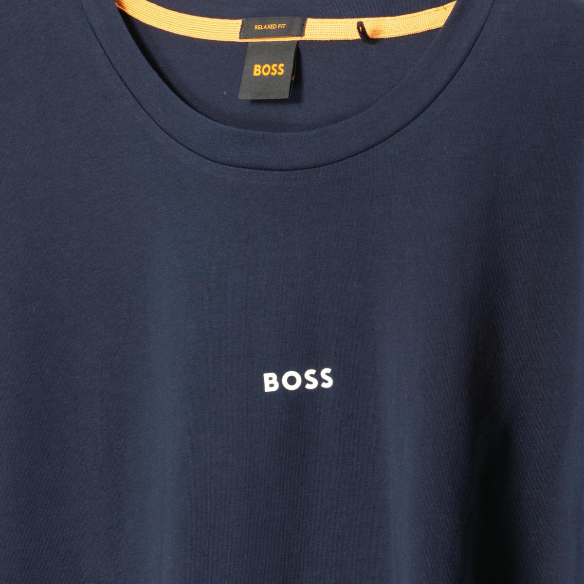 BOSS T-Shirt mit Elasthan dunkelblau