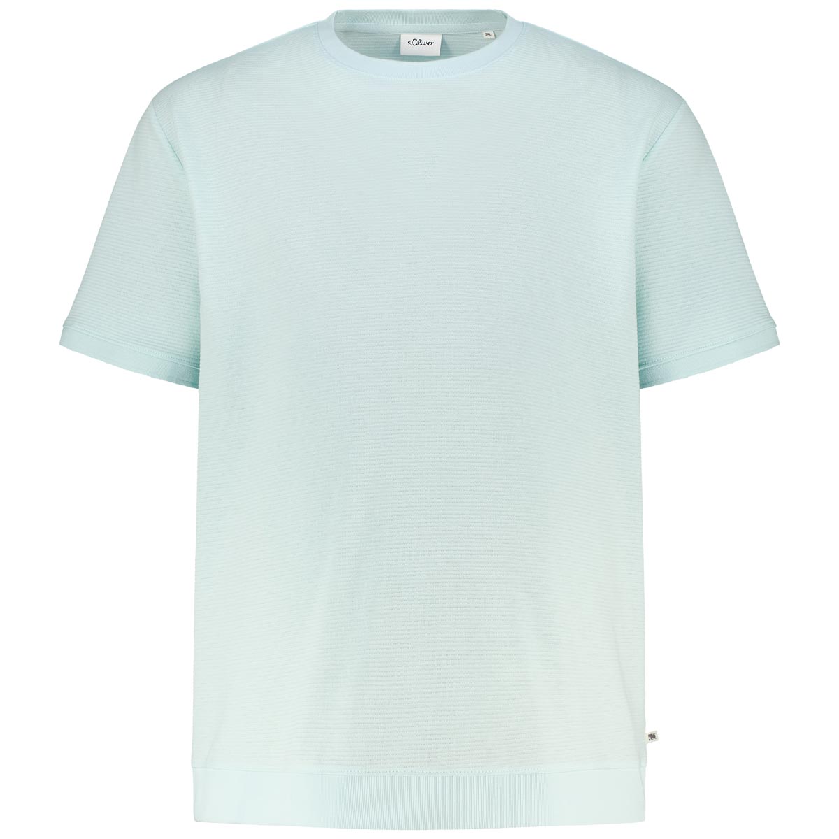 T-Shirt mit Strukturgewebe