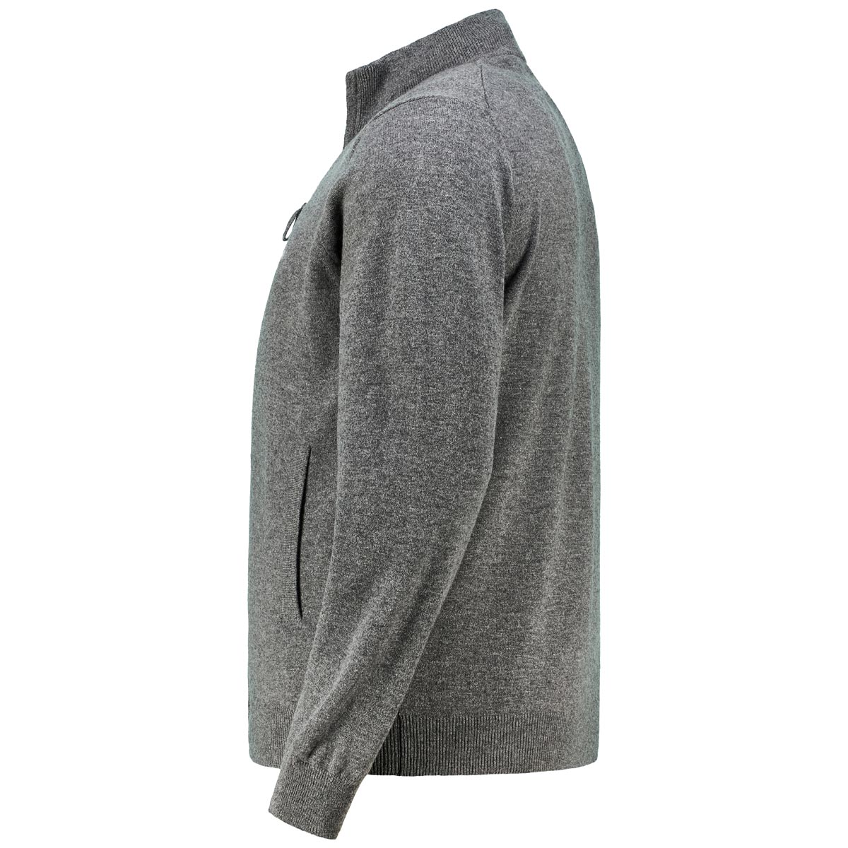 Gant Strickjacke aus Lammwolle anthrazit