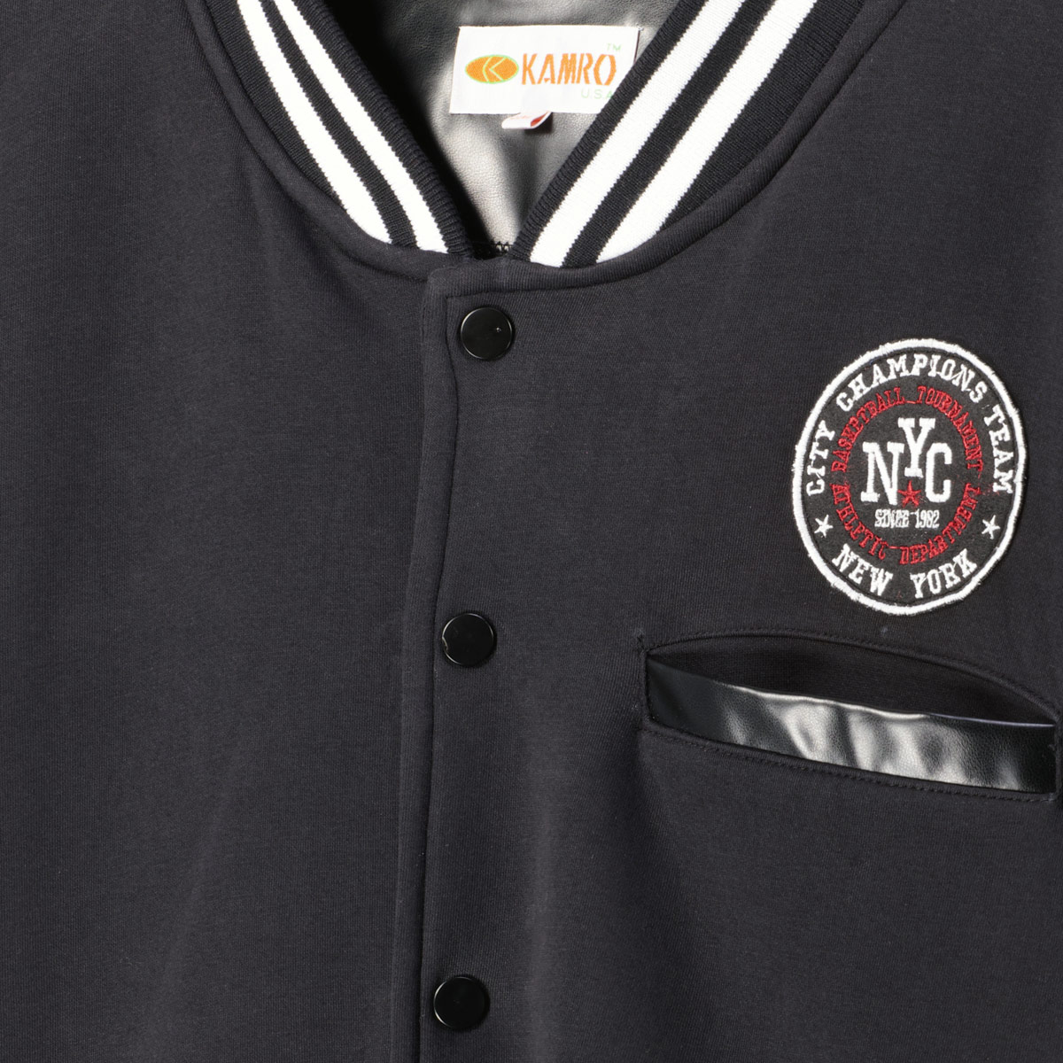 Kamro Jacke mit Stretch schwarz