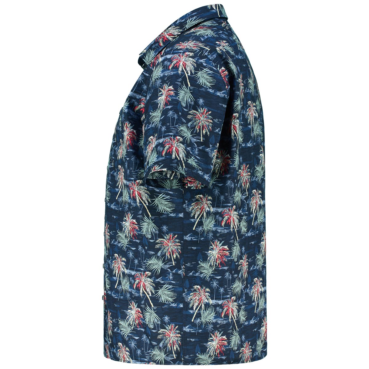 CASA MODA Freizeithemd mit Allover-Muster blau