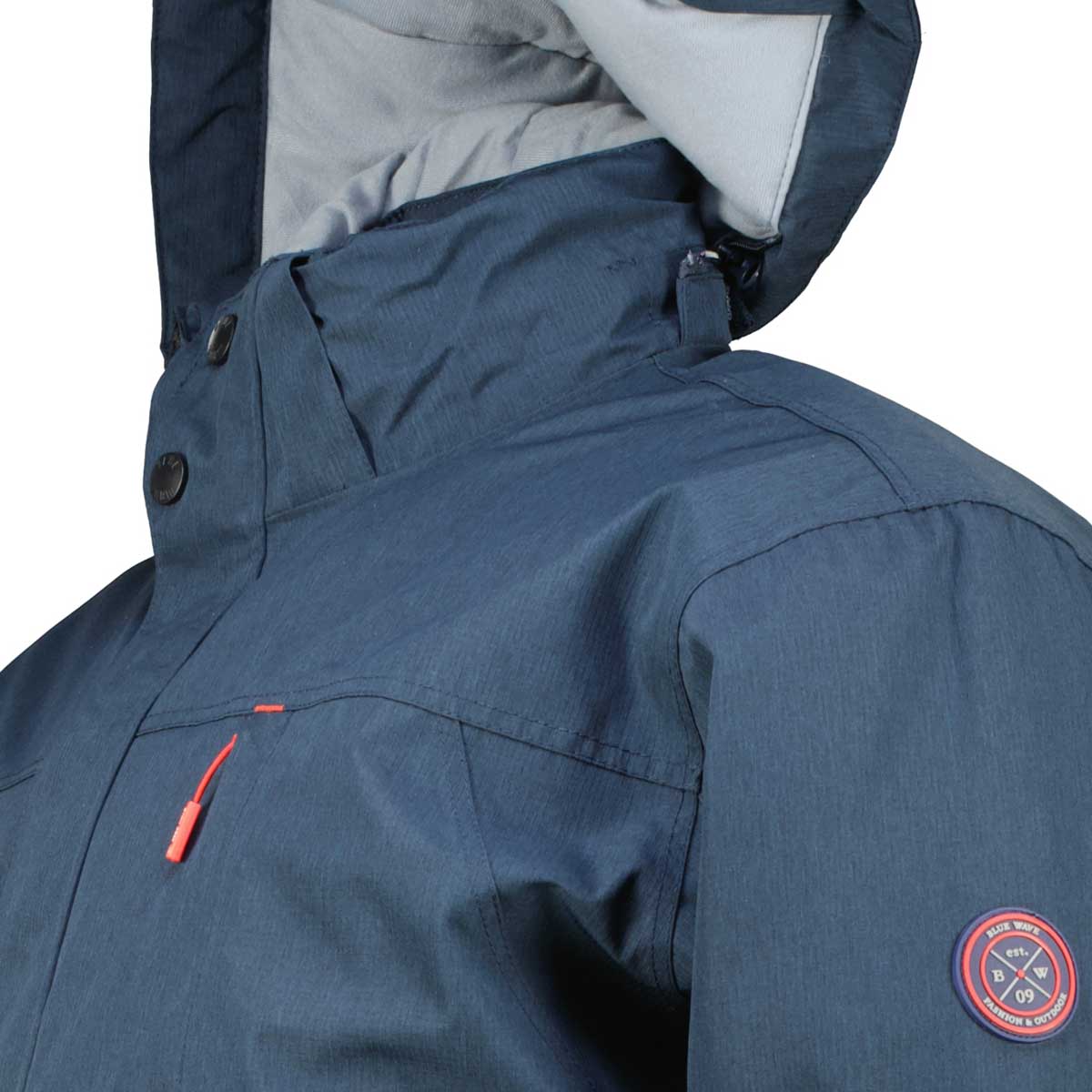 Blue Wave Wattierte Funktionsjacke, wasser- und winddicht marine