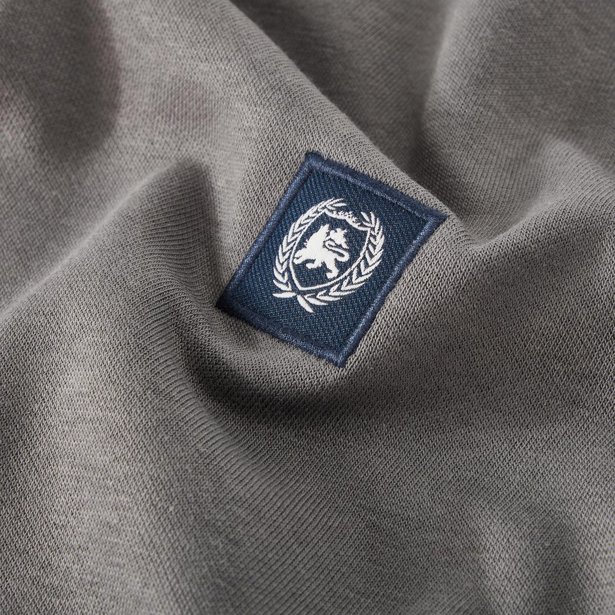 Lerros Sweatshirt aus Materialmix grau