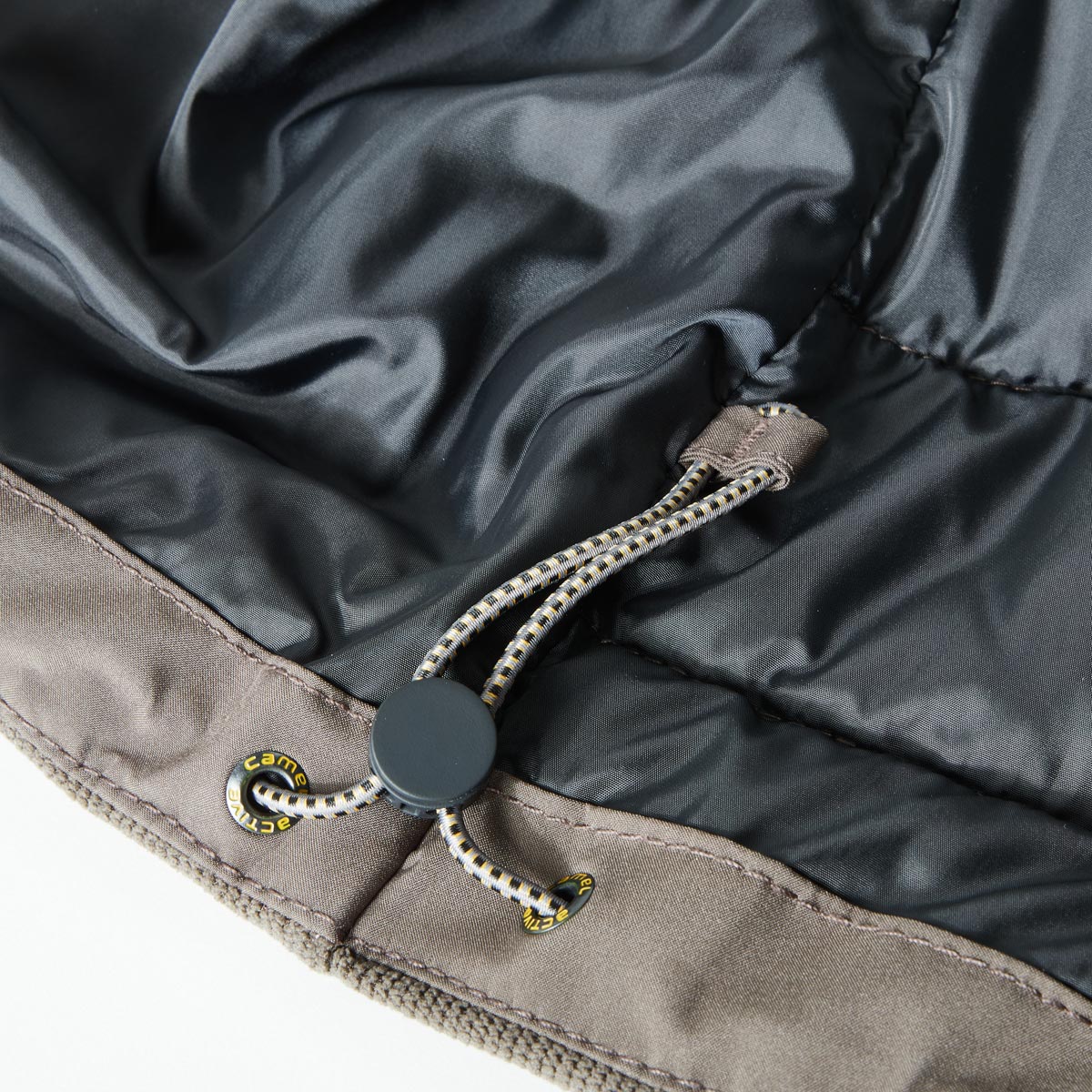 camel active Winter-Steppjacke mit Cord-Details braun