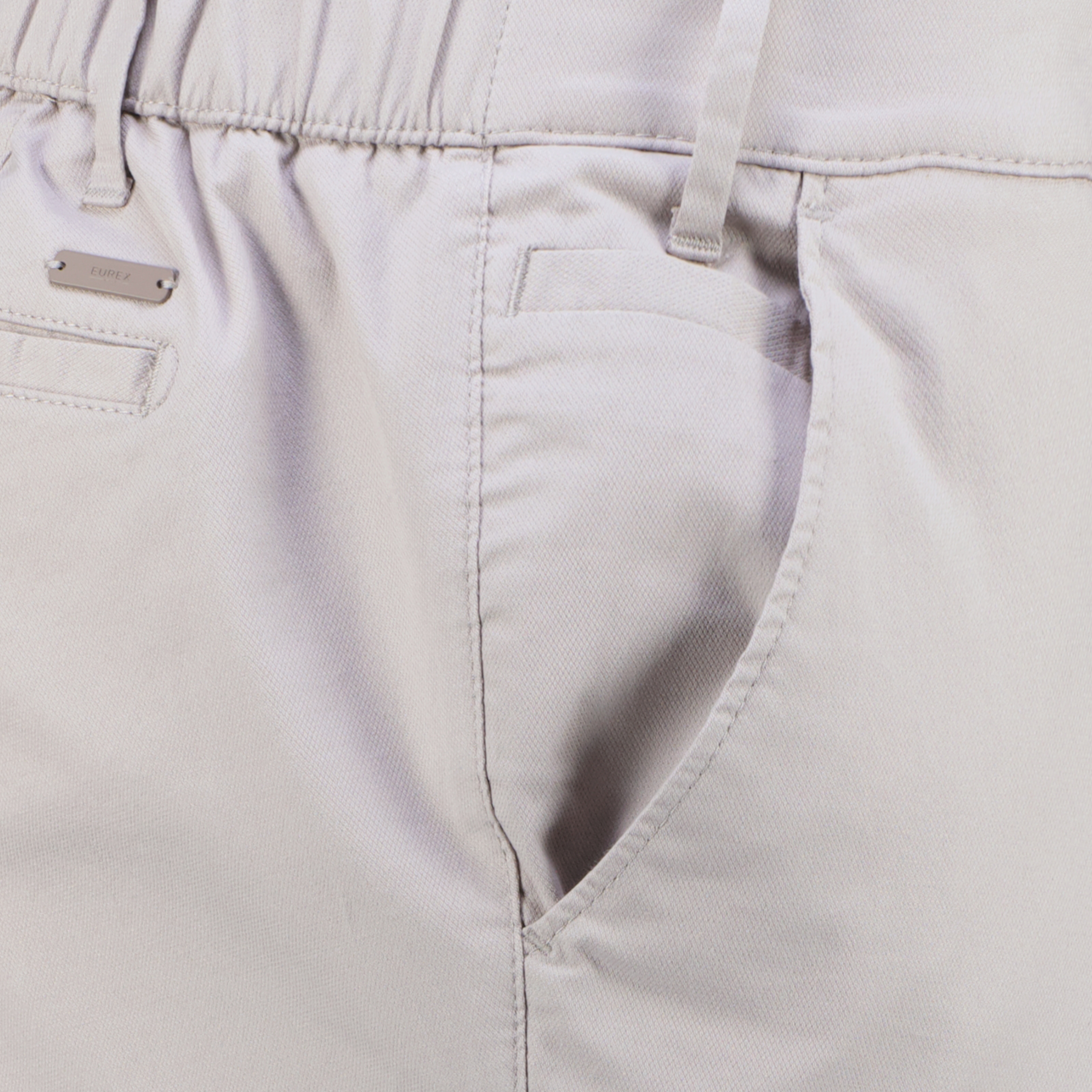 Eurex by Brax Stretch-Chinos "Thilo", Tapered Fit hellgrau