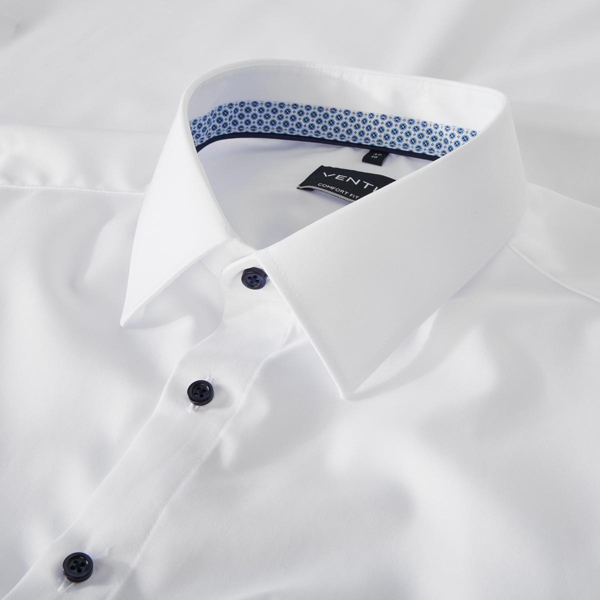VENTI Businesshemd aus Baumwolle weiß