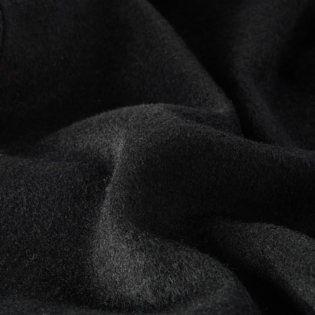 Weis Kurzmantel aus Wollmischung schwarz