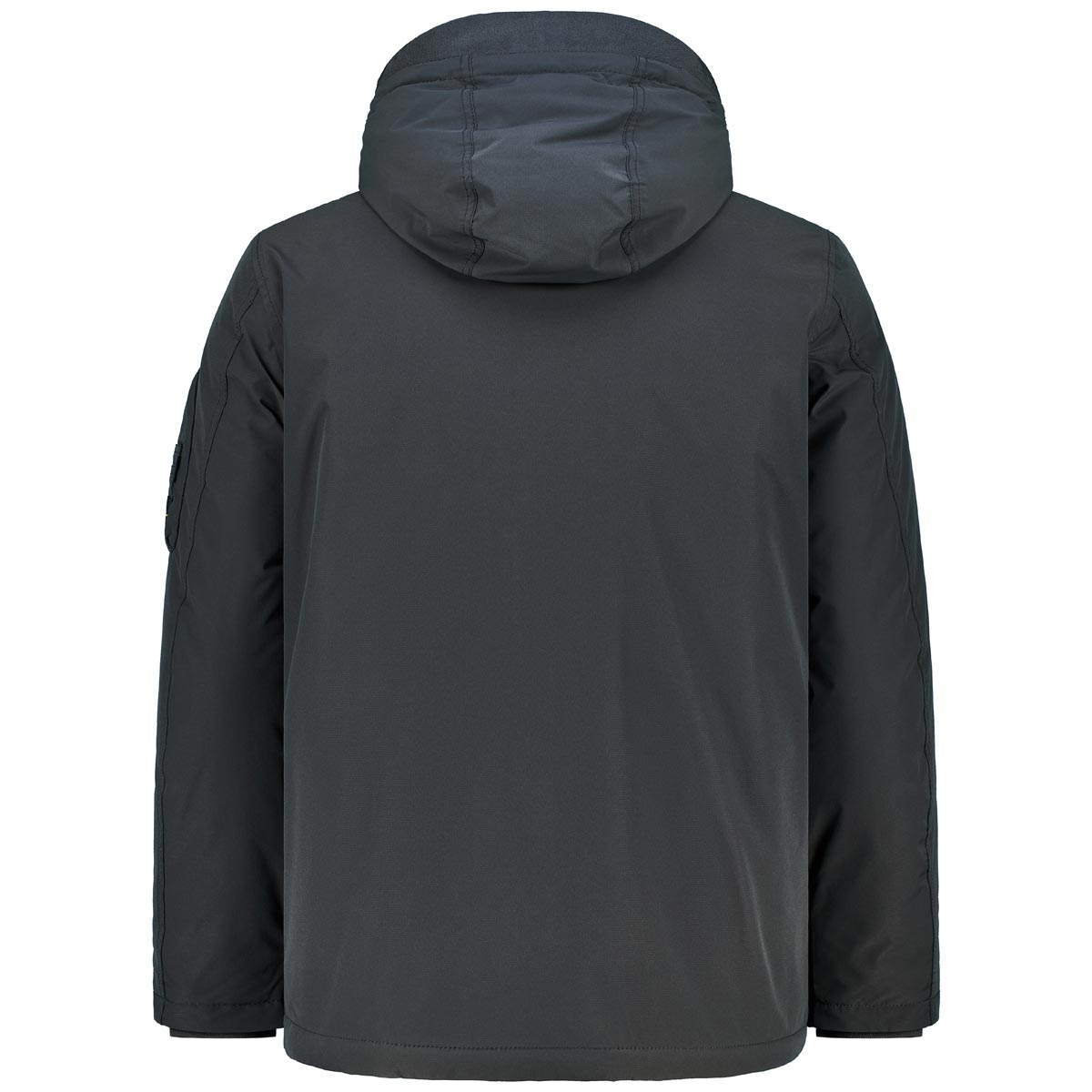 PME LEGEND Mittellange Jacke mit abnehmbarer Kapuze schwarz