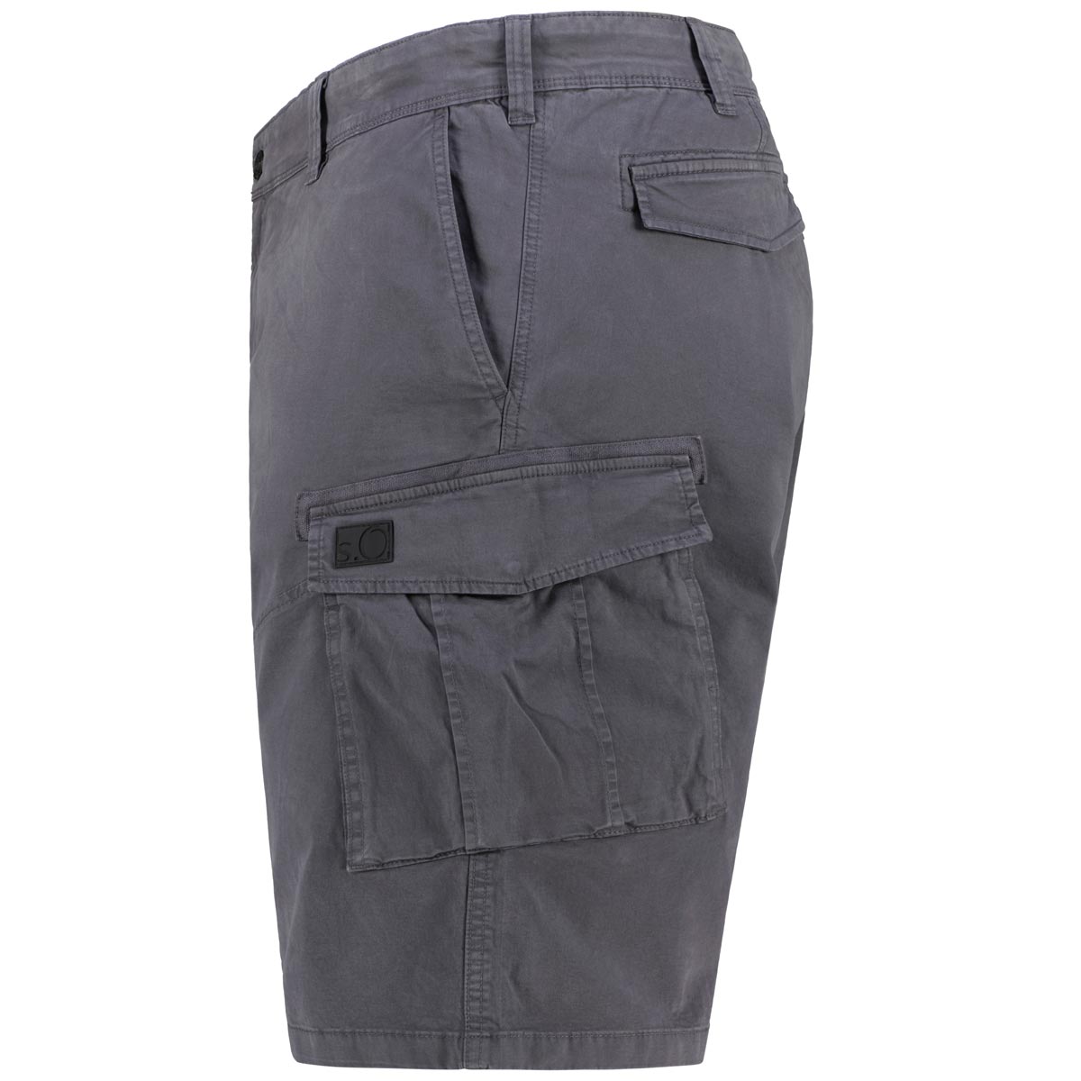 s.Oliver Cargo-Shorts mit Stretch Farbe dunkelgrau Größe: W44 günstig online kaufen