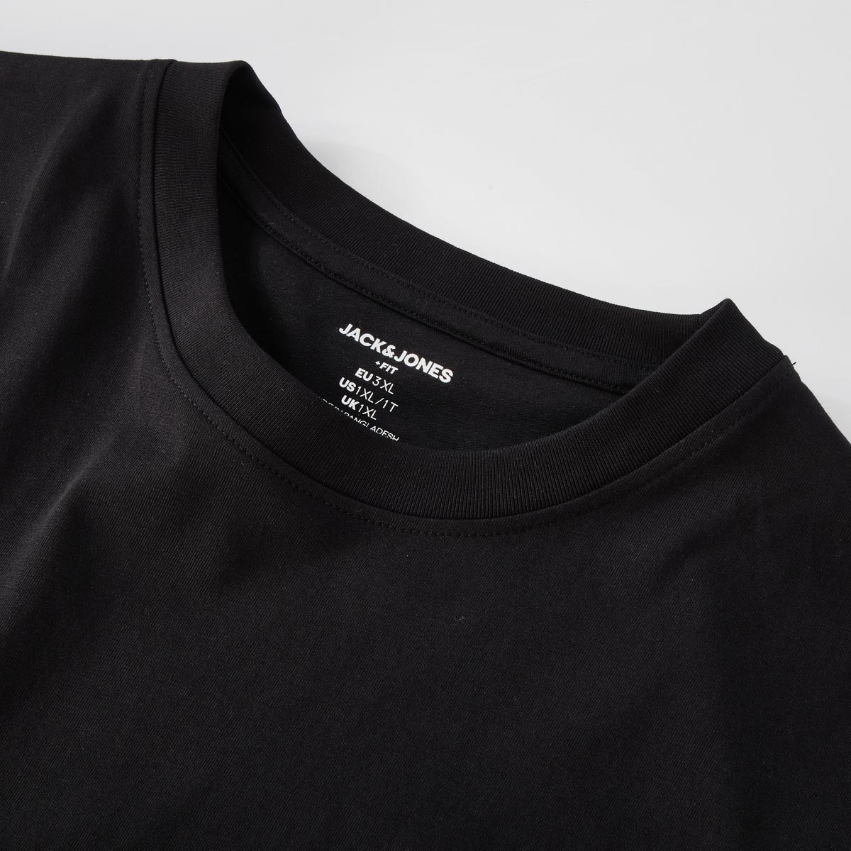 Jack&Jones T-Shirt mit Print auf Vorder- und Rückseite schwarz