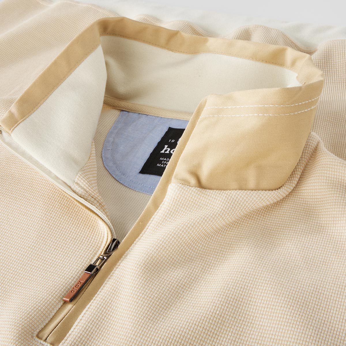 Hajo Sweatshirt "Stay Fresh", bügelfrei beige