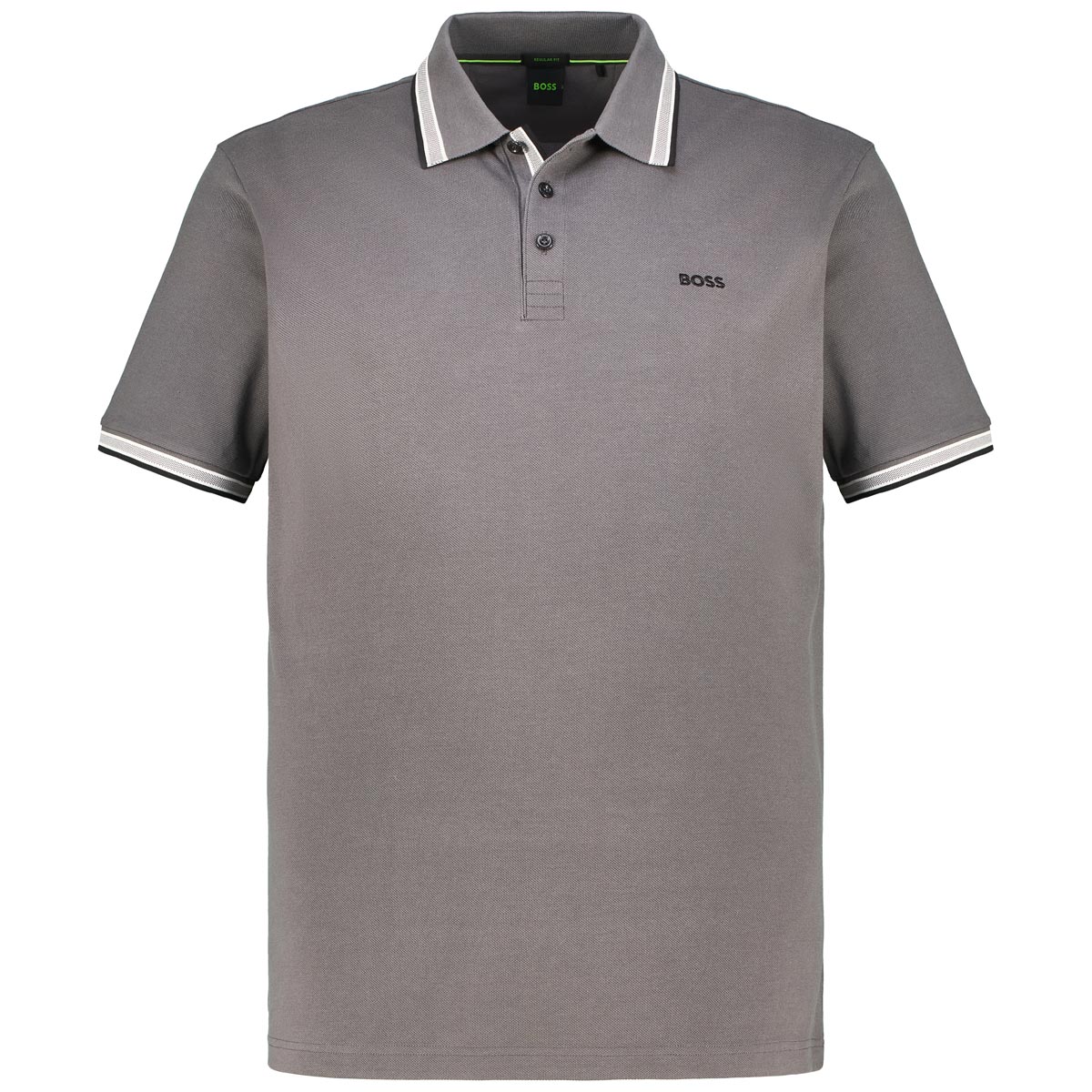BOSS Poloshirt mit Kontrastdetails Farbe anthrazit Größe: 3XL günstig online kaufen