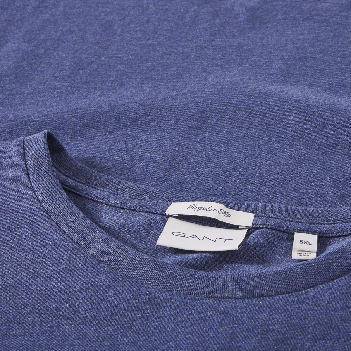 Gant T-Shirt aus Baumwolle jeansblau