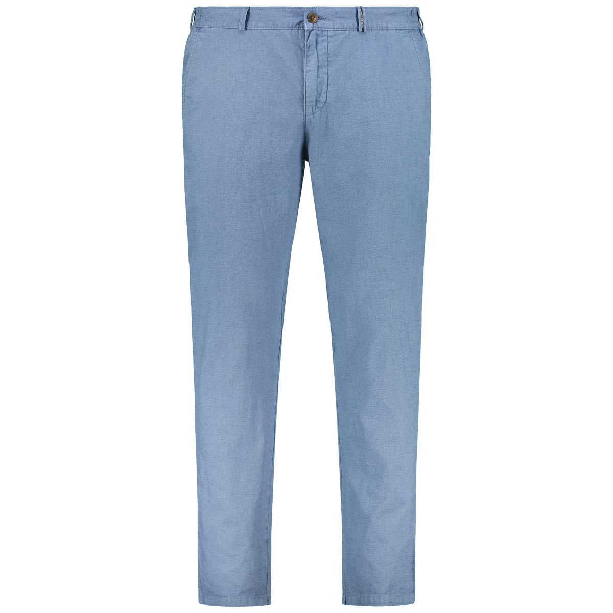 Redpoint Chinos mit Leinen mittelblau