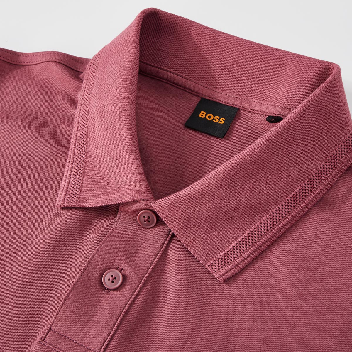 BOSS Basic-Poloshirt rot
