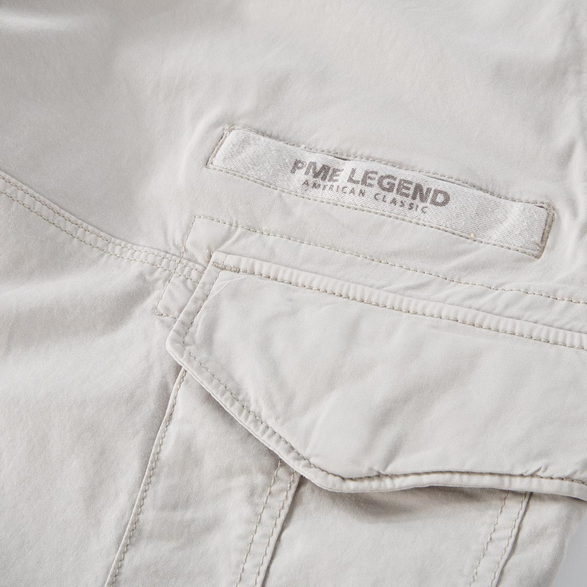PME LEGEND Stretch-Cargo-Shorts "Nordtrop" hellgrau