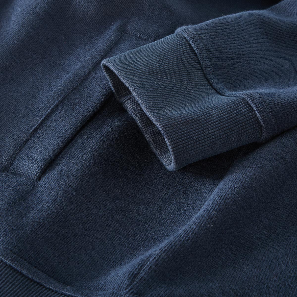 Lerros Sweatjacke aus Baumwollmischung blau