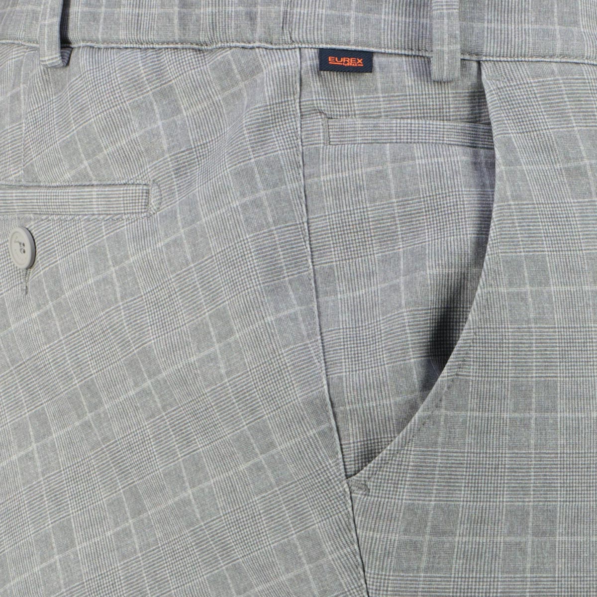 Eurex by Brax Superstretch-Hose "Thilo", Tapered Fit grau