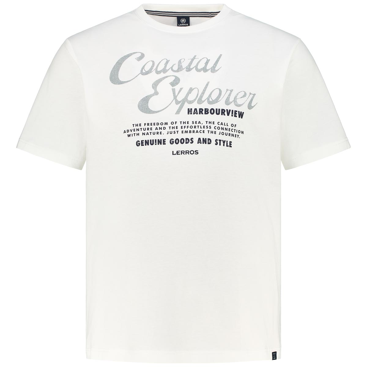 T-Shirt mit Label-Print