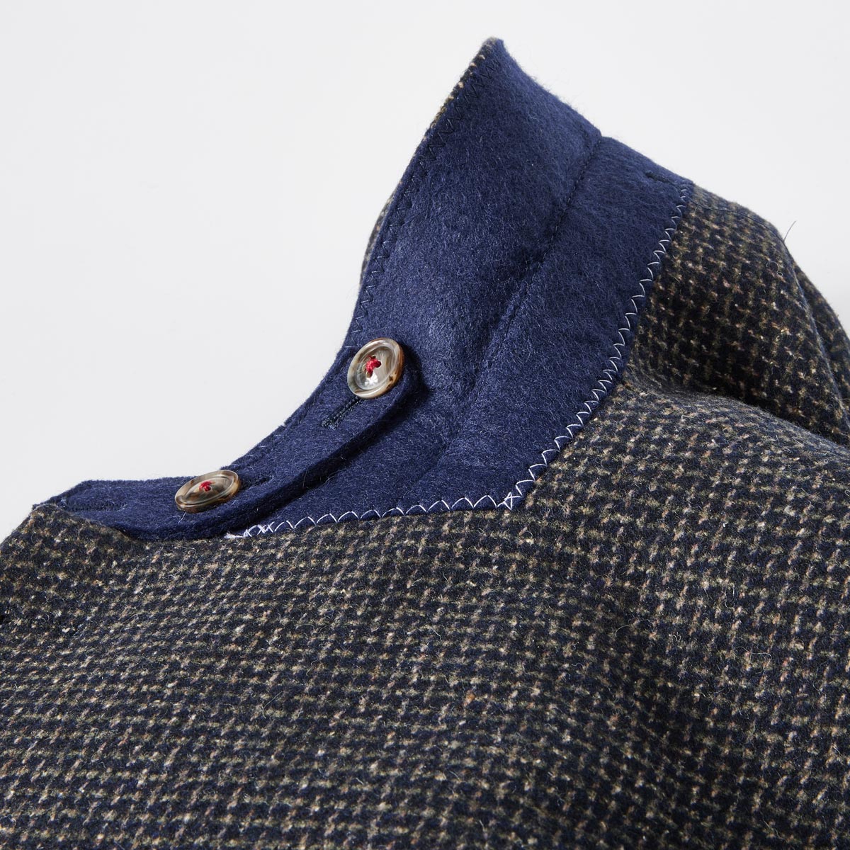 Digel Wollsakko mit Stretch blau