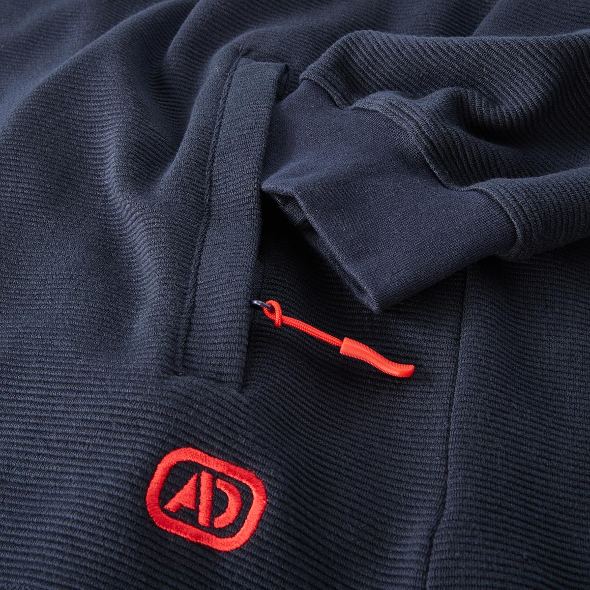 ADAMO Joggingjacke mit Struktur dunkelblau
