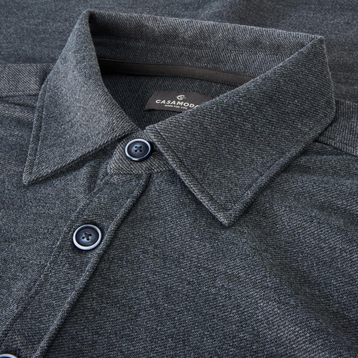 CASA MODA Overshirt mit Stretch marine