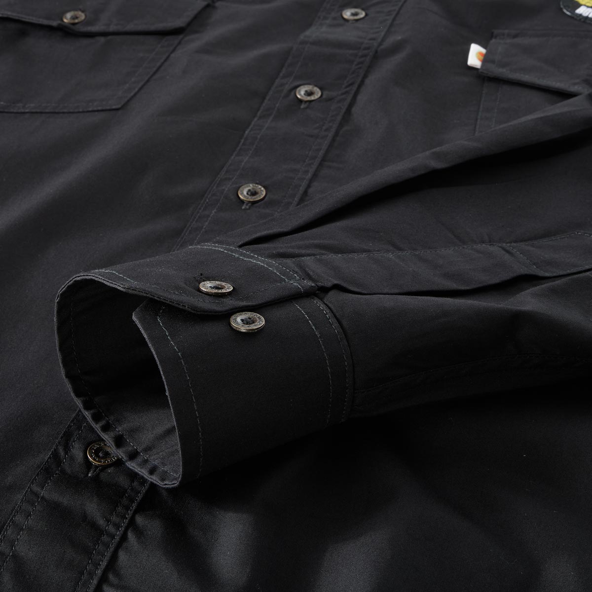 Kamro Freizeithemd aus Baumwolle schwarz