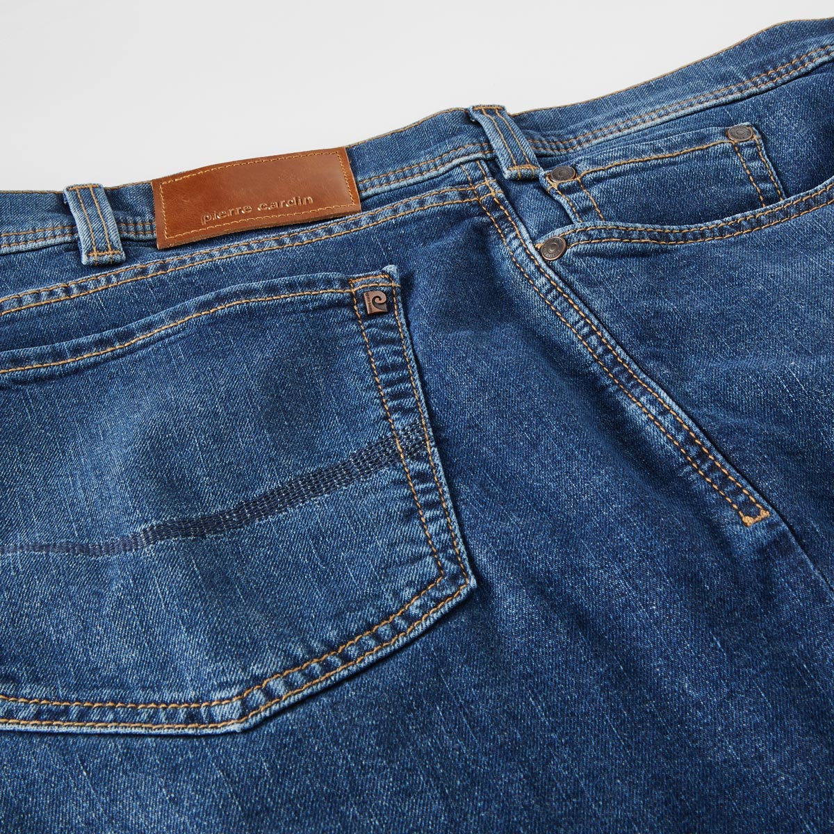 Pierre Cardin Jeans-Shorts mit Stretch dunkelblau