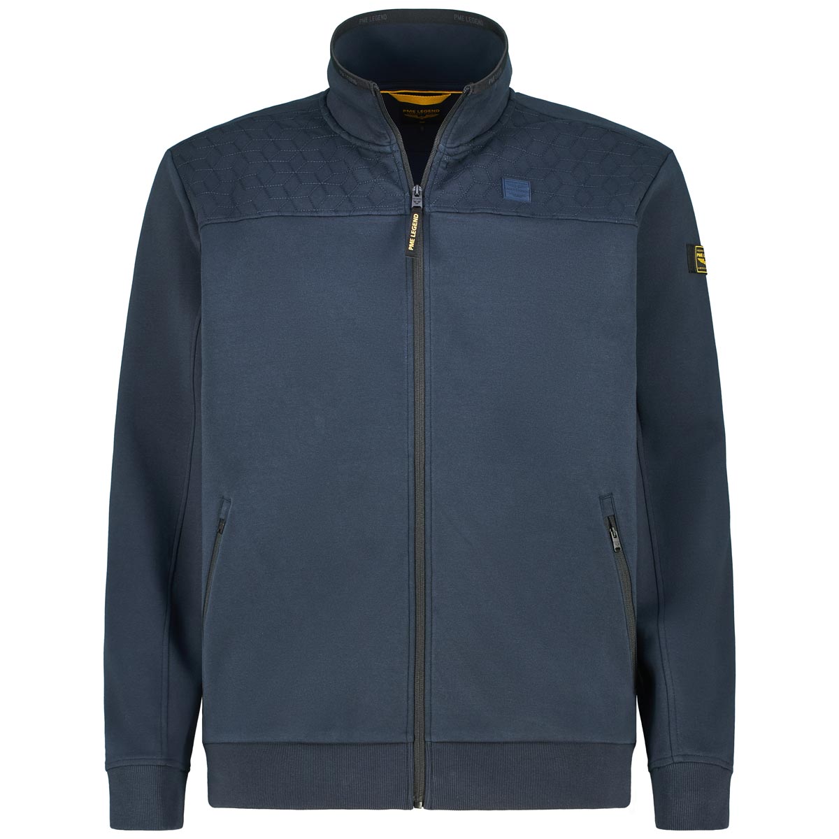 Sweatjacke mit Elasthan