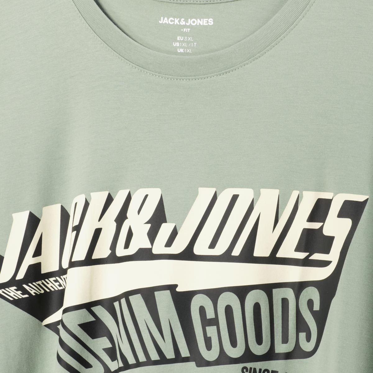 Jack&Jones T-Shirt mit Label-Print grün Jack&Jones T-Shirt mit Label-Print grün
