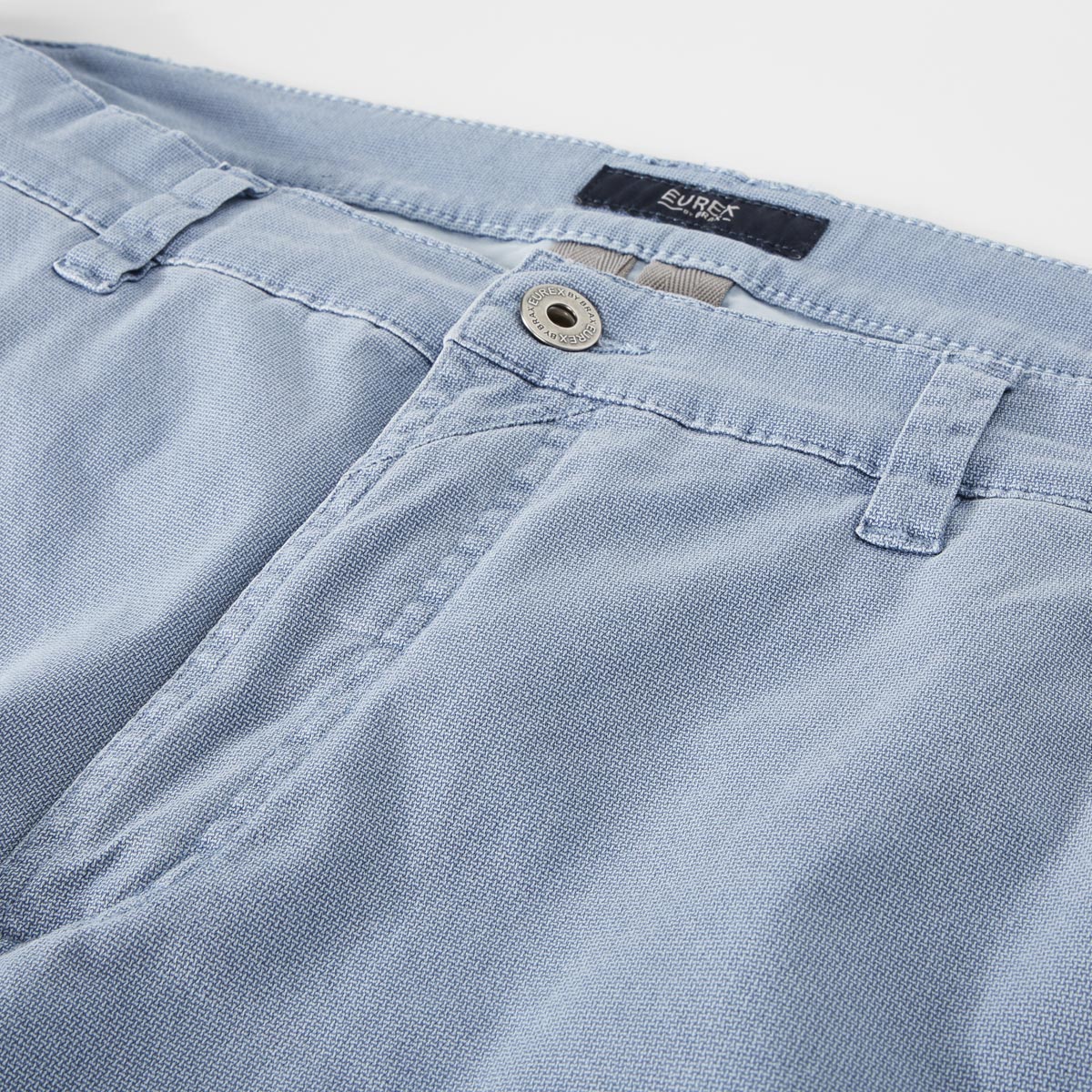 Eurex by Brax Stretch-Baumwollhose "Luke", Tapered Fit mittelblau