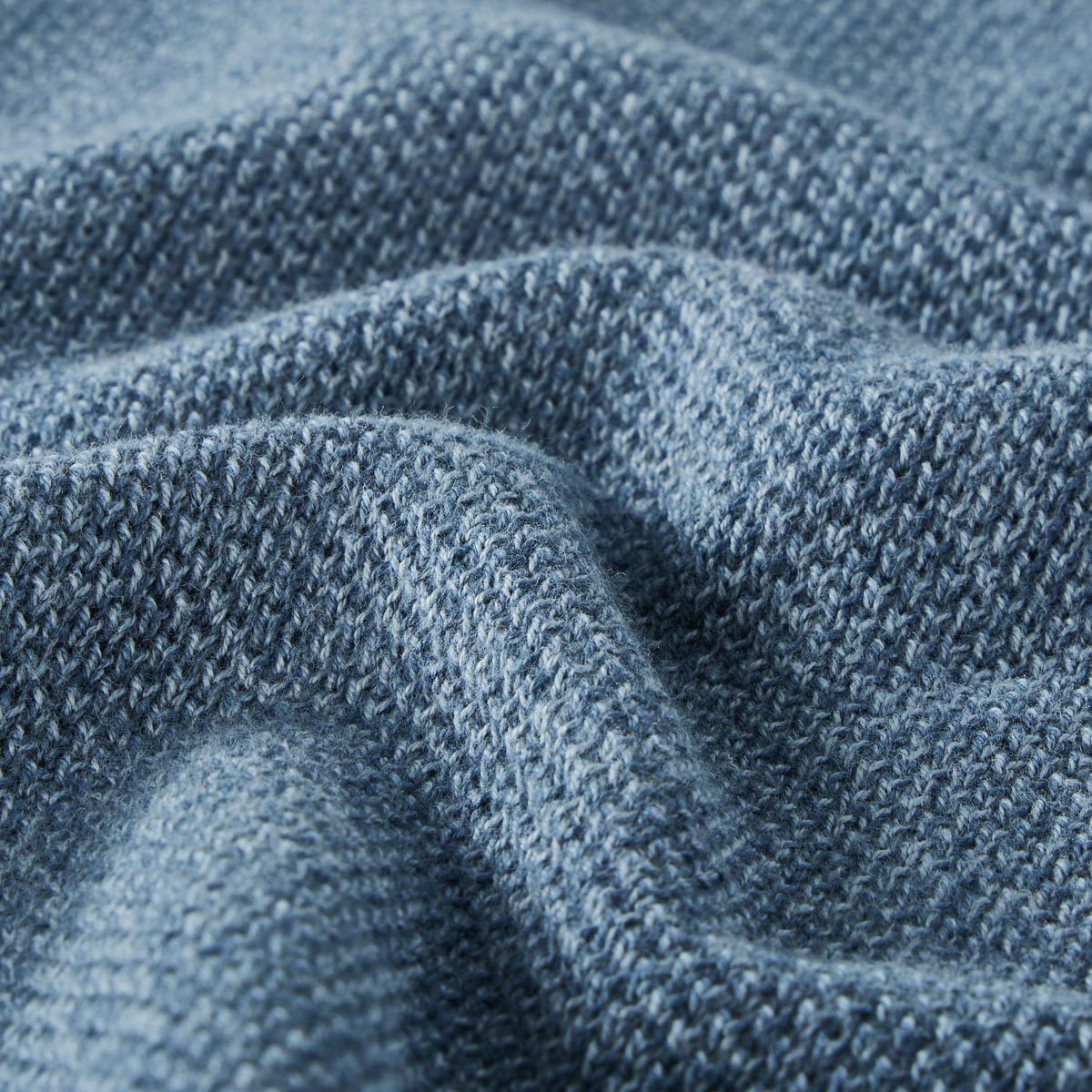 Jack&Jones Rundhalspullover mit Biobaumwolle jeansblau