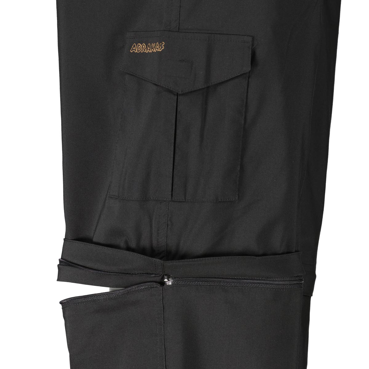 Abraxas Funktionale Zipp-off Trekkinghose mit Stretchbund schwarz
