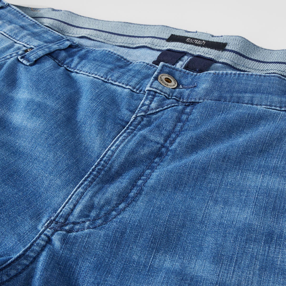 Eurex by Brax Stretch-Jeans "Luke", Tapered Fit mittelblau