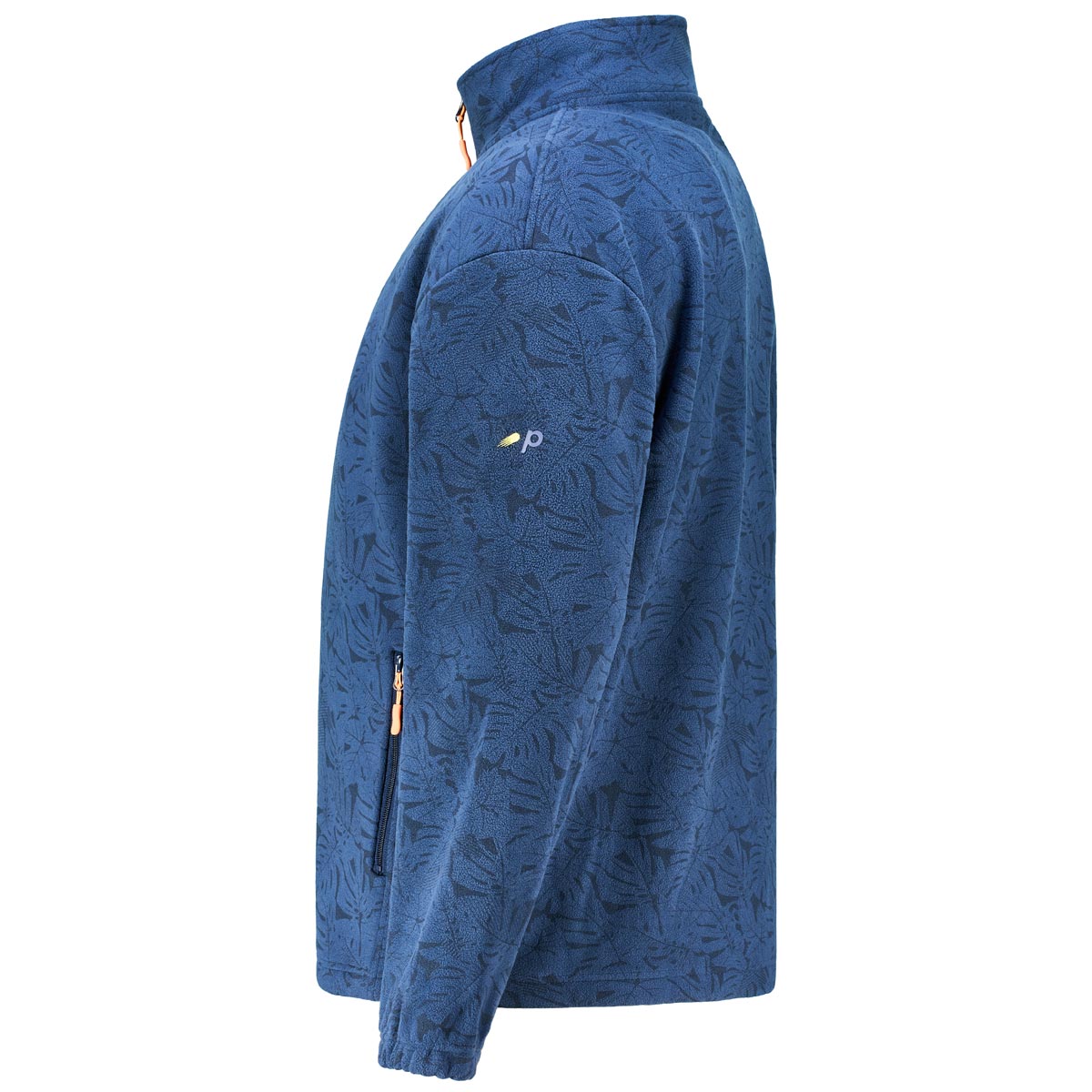 Pfundskerl Fleecejacke mit Stretch mittelblau