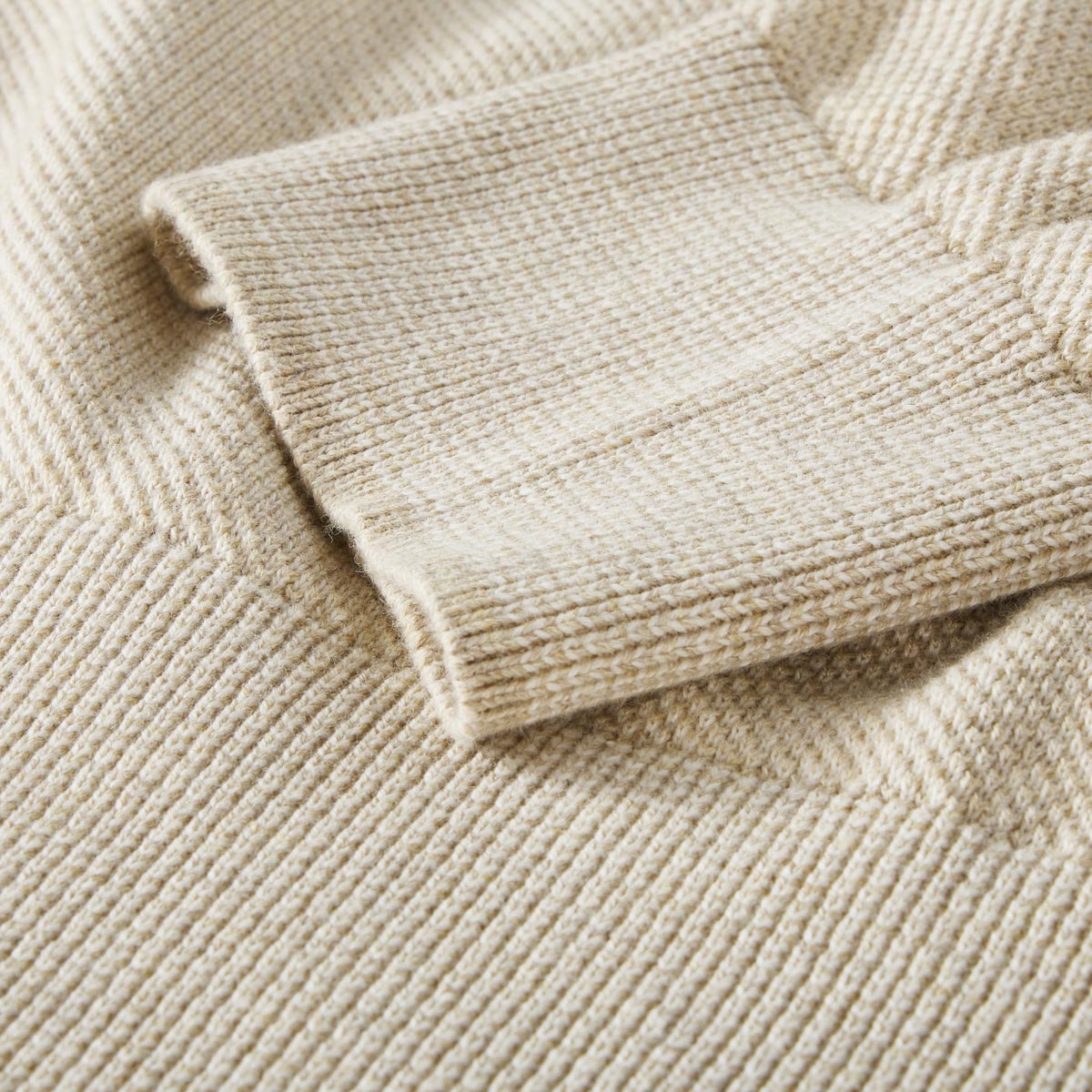 Lerros Feinstrickpullover aus Baumwolle beige