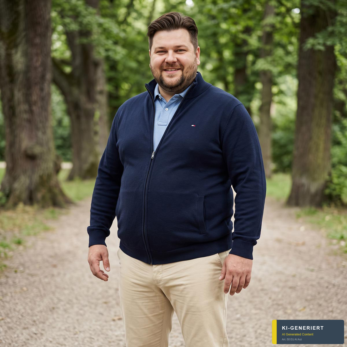 Tommy Hilfiger Strickjacke aus Baumwolle marine