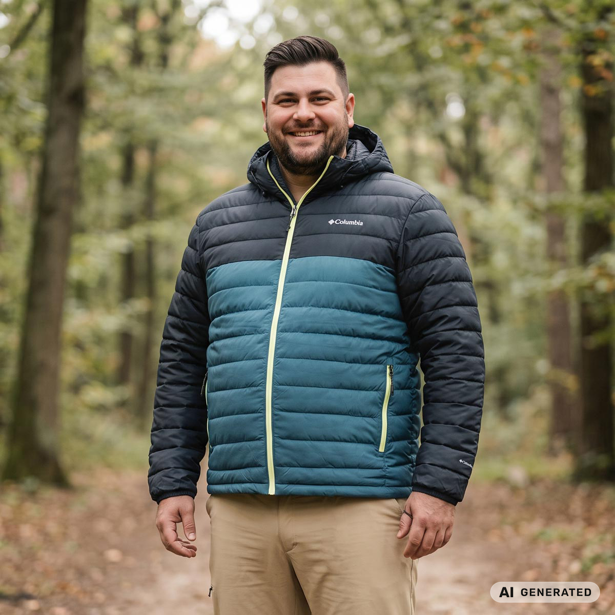 Columbia Wattierte Steppjacke mit Omni-Heat® Reflective-Futter petrol