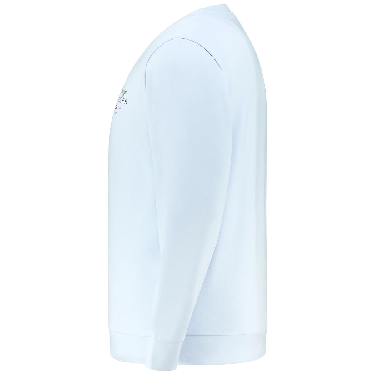 Tommy Hilfiger Sweatshirt mit Label-Print hellblau
