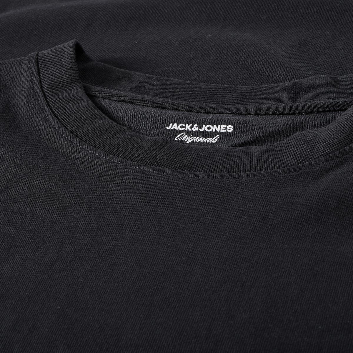 Jack&Jones T-Shirt mit Print auf Vorder- und Rückseite schwarz