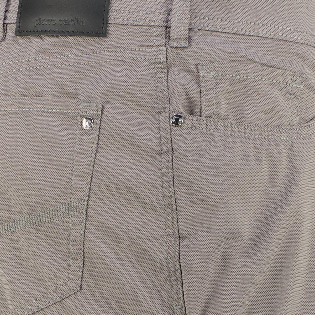 Pierre Cardin Baumwollhose "Lyon" mit Stretch, Slim Fit hellbraun