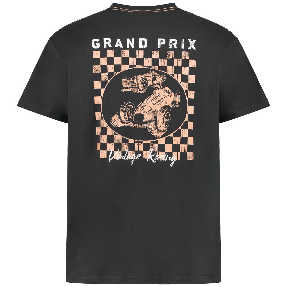 North T-Shirt mit Rückenprint schwarz