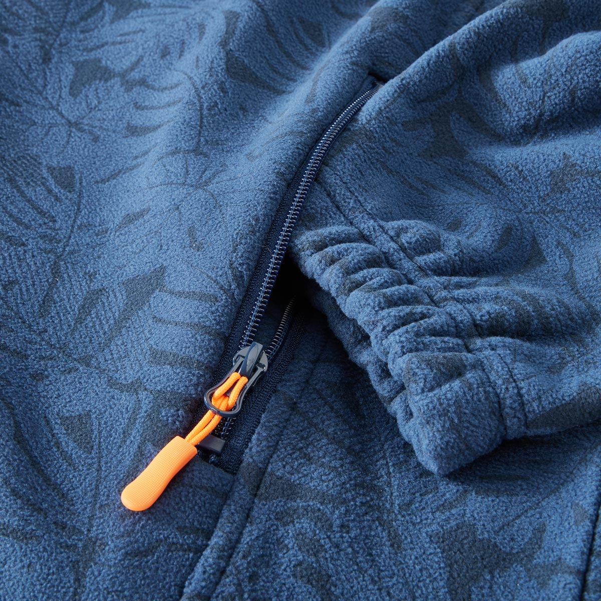 Pfundskerl Fleecejacke mit Stretch mittelblau