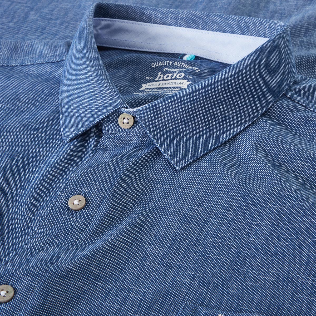 Hajo Freizeithemd "Stay Fresh", atmungsaktiv royalblau