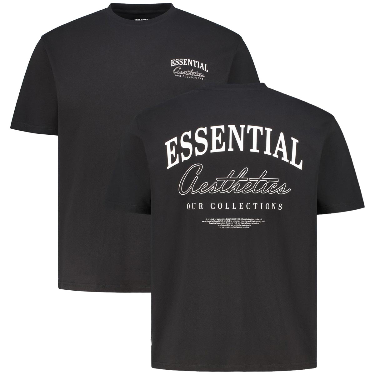 T-Shirt mit Print auf Vorder- und Rückseite