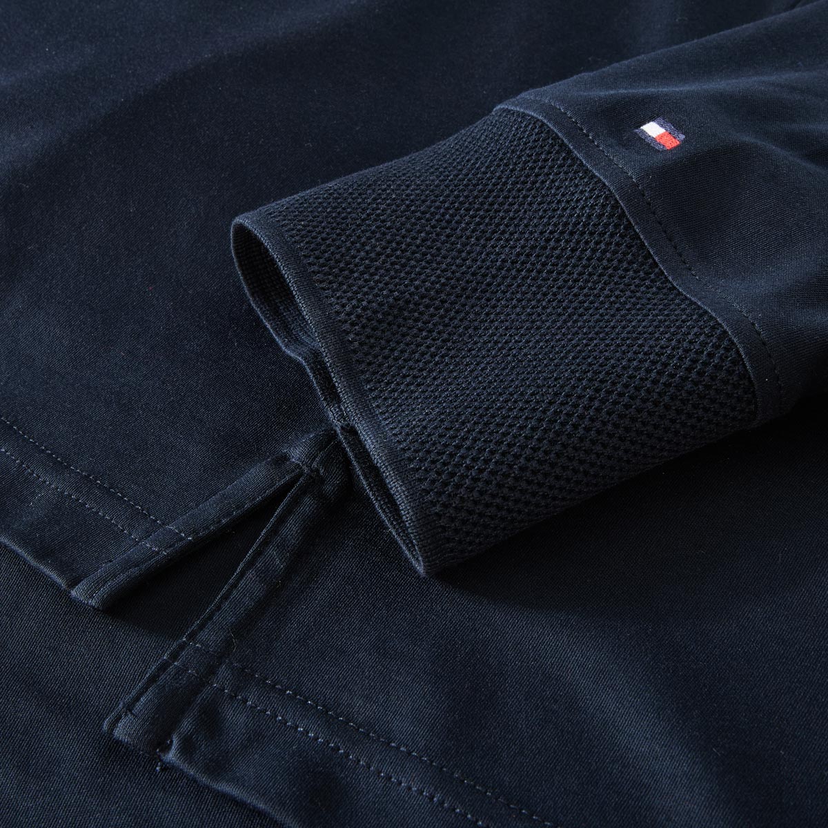 Tommy Hilfiger Poloshirt mit Kontrastdetails marine